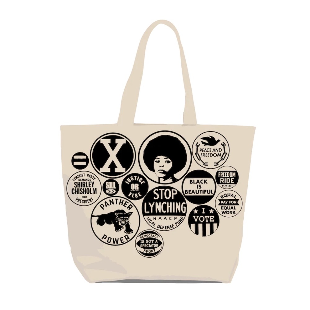 Power Button Tote Bag NWT